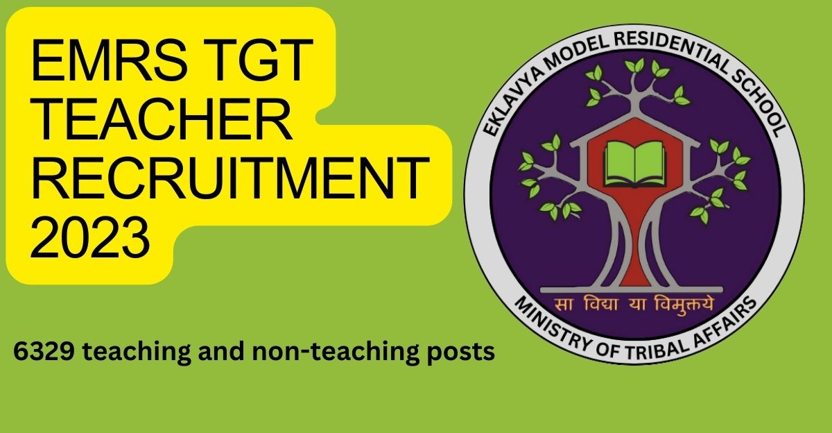 EMRS TGT Teacher Recruitment 2023